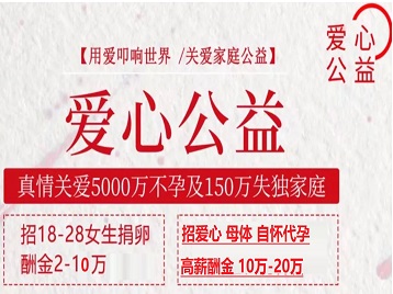 潮安捐卵助孕生子 爱心志愿者招募